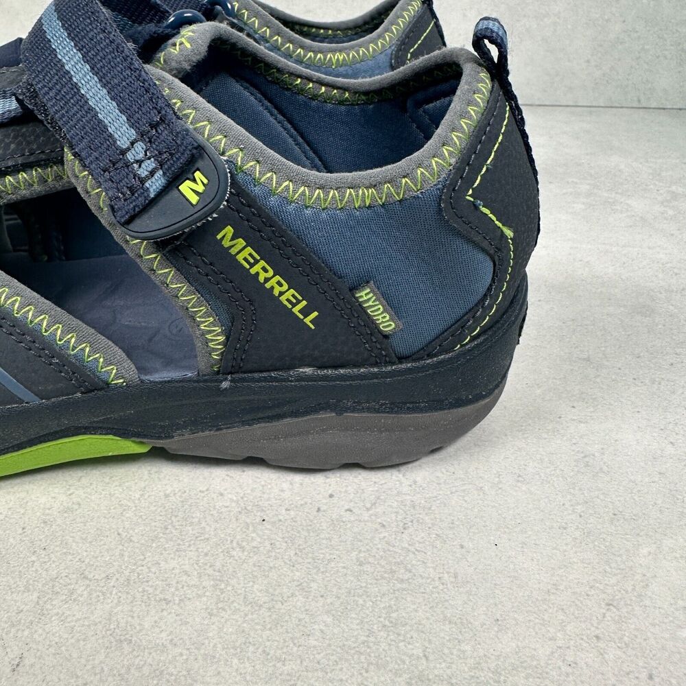 Merrell Women's Navy and Lime Sport Sandals - Picture 5 of 10